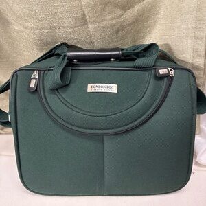 London Fog Dark Green Carry-On Bag